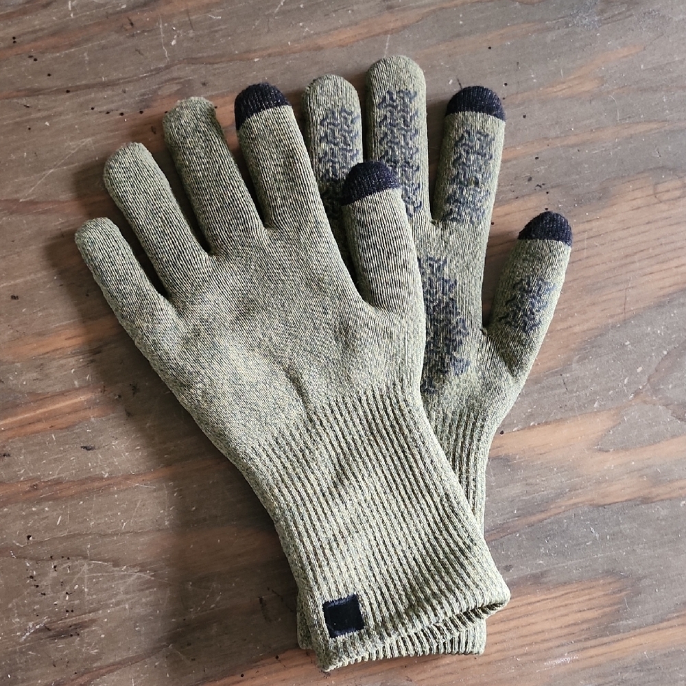 Worn Brand Arrowool Tech Merino Olive Gloves